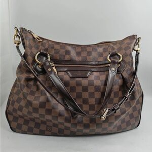 Louis Vuitton Brown Checkered Shoulder Bag